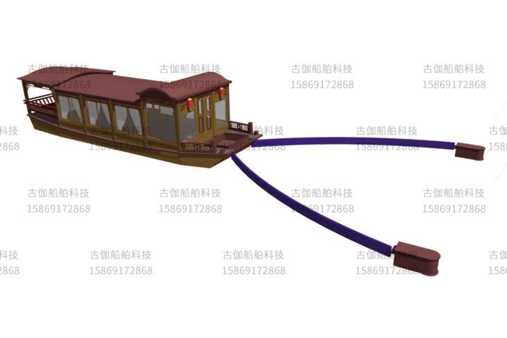 观光水质净化一体船